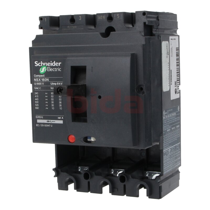 Schneider Electric LV430406 Kompaktschalter Grundschalter 3P 160A f&uuml;r 50kA/415V AC compact switch