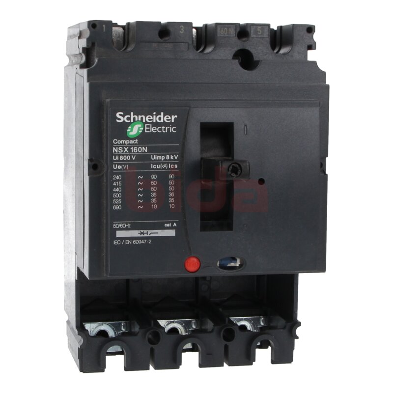 Schneider Electric LV430406 Kompaktschalter Grundschalter 3P 160A f&uuml;r 50kA/415V AC compact switch