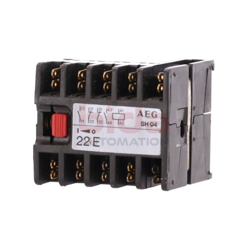 AEG SH04 22E Hilfssch&uuml;tz Auxiliary Contactor 230V 6A