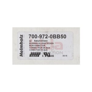 Helmholz 700-972-0BB50 PROFIBUS Stecker 90°...
