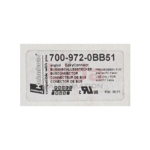 Helmholz 700-972-0BB51 PROFIBUS connector, angled...