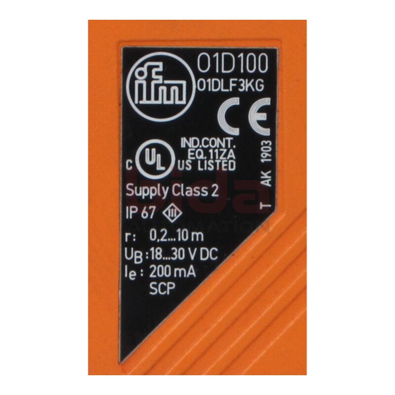 ifm electronic 01D100 (O1DLF3KG/IO-LINK) Optischer Abstandssensor Sensor