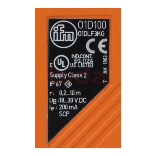 ifm electronic 01D100 (O1DLF3KG/IO-LINK) Optischer Abstandssensor Sensor