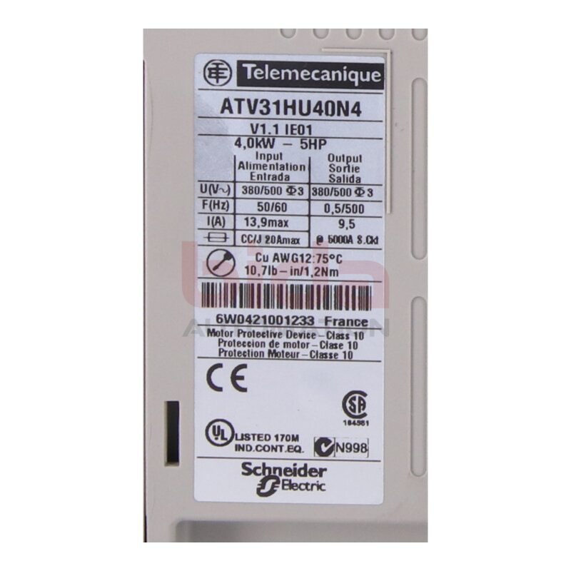 Schneider Electric / Telemecanique ATV31HU40N4 Frequenzumrichter Frequency converter Altivar 31