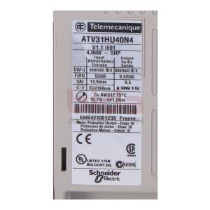 Schneider Electric / Telemecanique ATV31HU40N4...