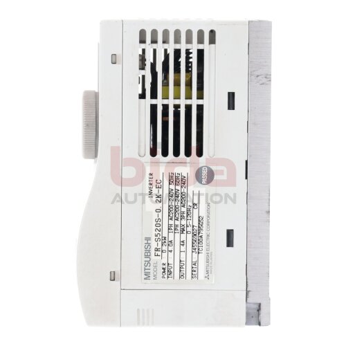 Mitsubishi FR-S520S-0. 2K-EC Frequenzumrichter Frequency Converter 200-240V