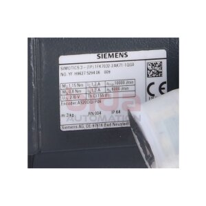 Siemens SIMOTICS S 1FK7032-2AK71-1QG0 /...