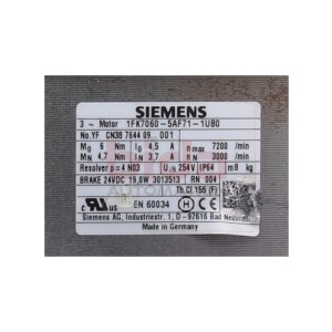 Siemens 1FK7060-5AF71-1UB0 Servomotor Servo Motor...