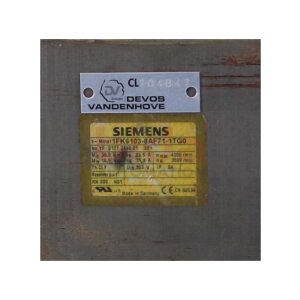 Siemens 1FK6103-8AF71-1TG0 / 1FK6 103-8AF71-1TG0...