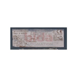 Siemens 1FT5044-0AF71-1-Z AC-Vorschubantriebsmotor AC...