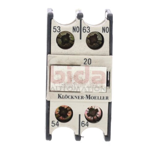 Moeller 20 DIL Hilfskontaktblock Auxiliary Contact Block