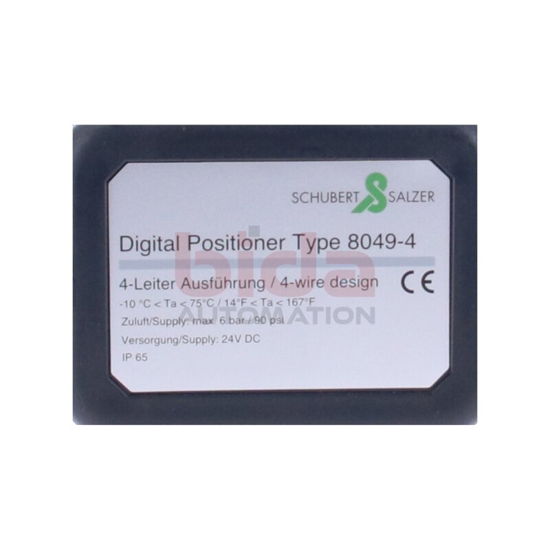 SCHUBERT &amp; SALZER 2379780001/4 Stellungsregler / Digital positioner Type 8049-4