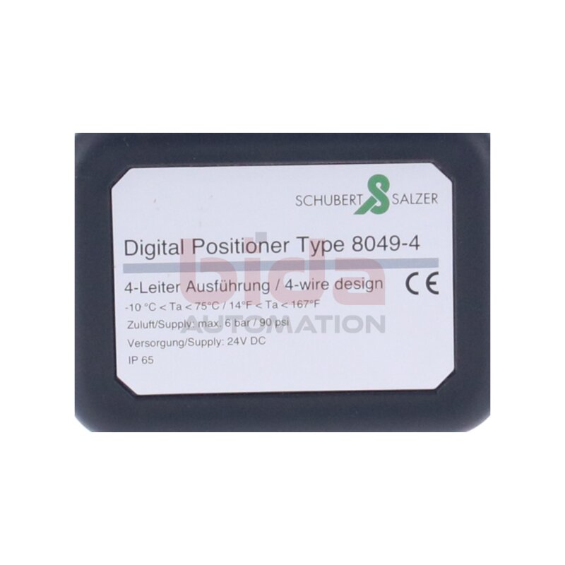 SCHUBERT&amp;SALZER 8049-4 Digitaler Stellungsregler Digital Positioner