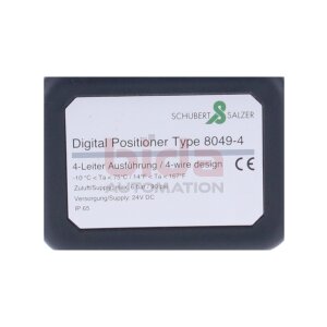 SCHUBERT&SALZER 8049-4 Digitaler Stellungsregler...