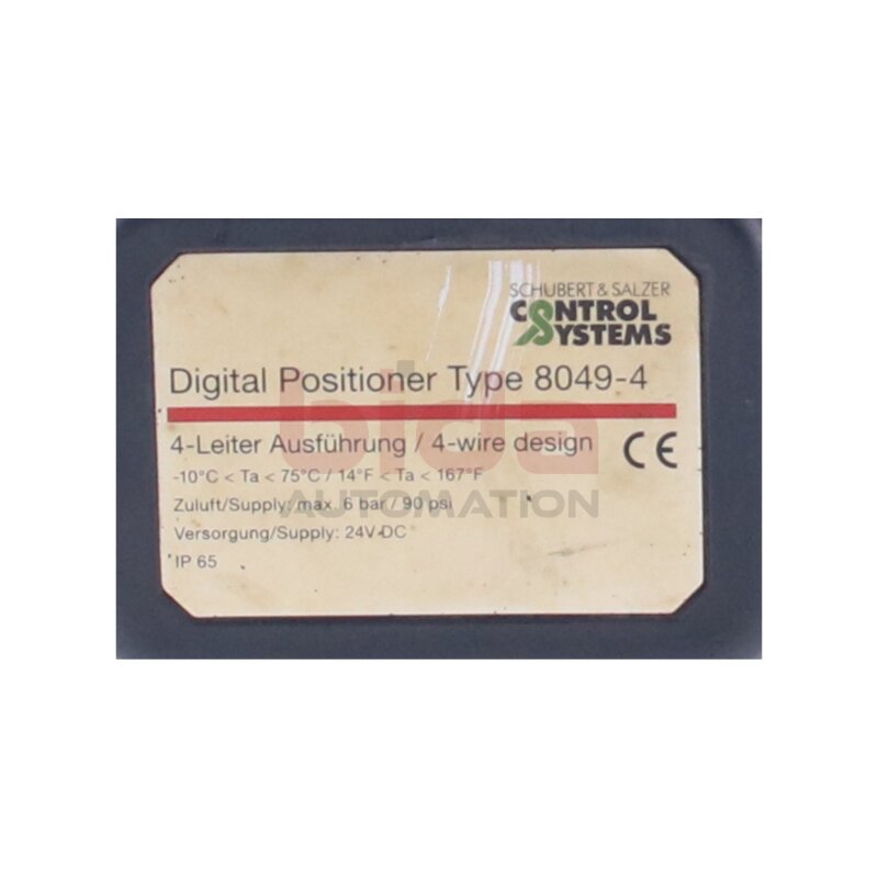 SCHUBERT&amp;SALZER 8049-4 (4020935) Digitaler Stellungsregler Digital Positioner
