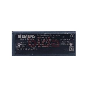 Siemens 1FT5042-0AF71-1 / 1FT5 042-0AF71-1 Brushless...