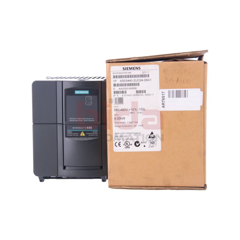 Siemens 6SE6440-2UD24-0BA1 Frequenzumrichter Frequency Converter 6SE6 440-2UD24-0BA1