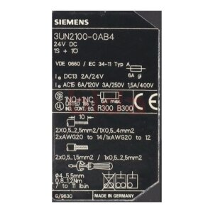 Siemens 3UN2100-0AB4 / 3UN2 100-0AB4...