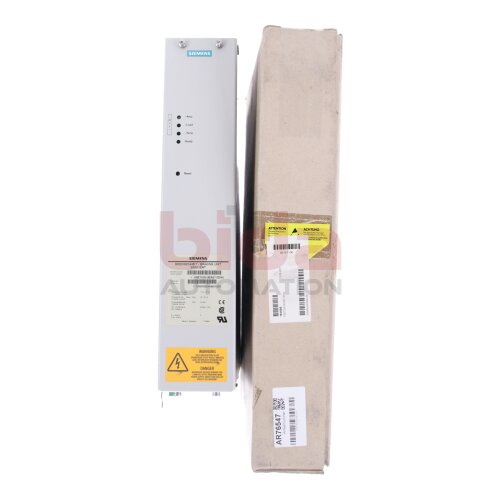 Siemens 6SE7028-0EA87-2DA0 Bremseinheit Brake unit 50kW