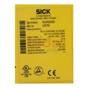 Sick FX3-CPU000000 Sicherheitssteuerung Safety module...