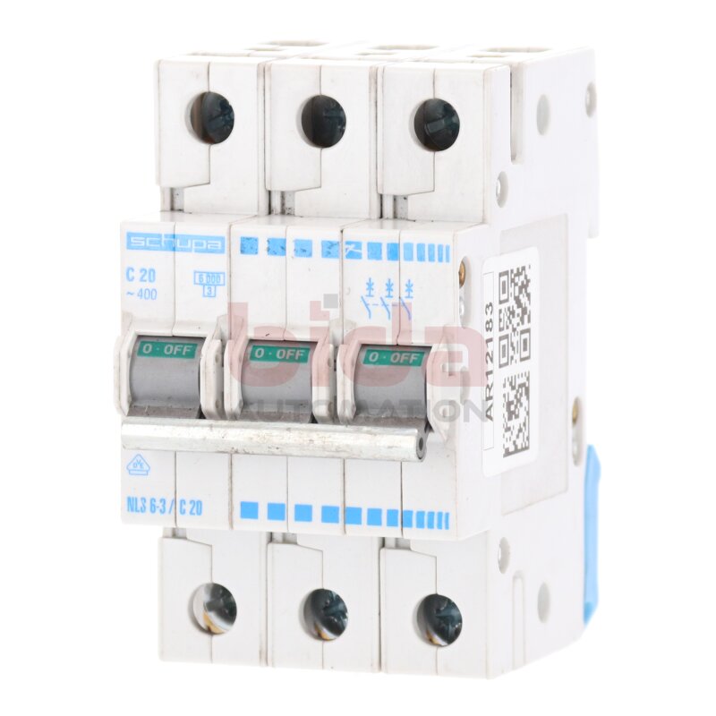 Schupa NLS 6-3/C 20 Leistungsschutzschalter Circuit Breaker