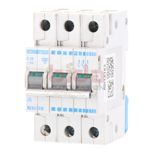 Schupa NLS 6-3/C 20 Leistungsschutzschalter Circuit Breaker