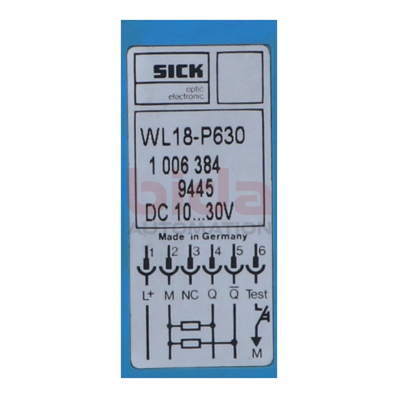Sick WL18-P630 (1025912) Reflexions-Lichttaster reflection light sensor