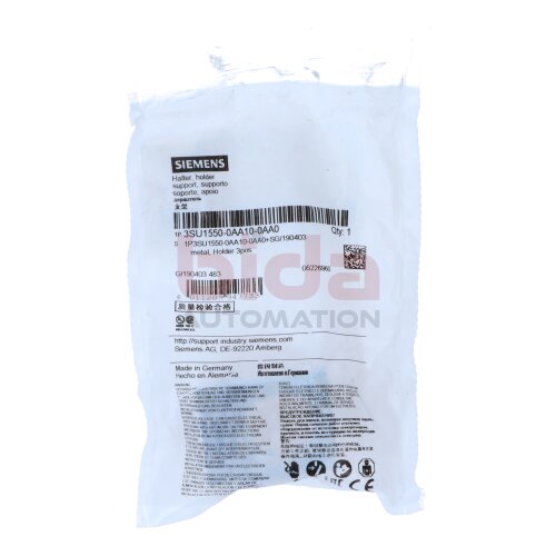 Siemens 3SU1550-0AA10-0AA0 (3SU1 550-0AA10-0AA0) Halter, universal