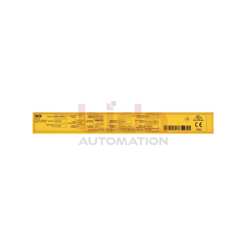 Sick C20E-120304A11 (1016597) SAFETY LIGHT CURTAINS / SICHERHEITSLICHTVORH&Auml;NGE