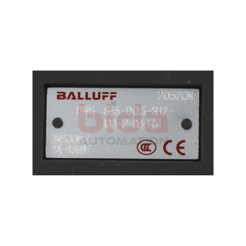 BALLUFF BNS813-D03-R12-100-12-03-FD (BNS00W4) Mechanische Reihenpositionsschalter mit Sicherheitsschaltstellen Mechanical series position switches with safety switching points