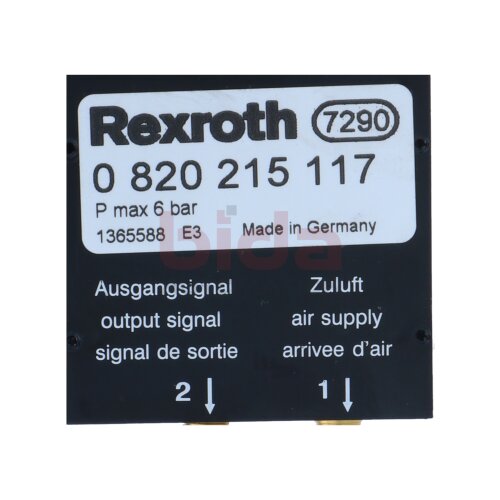Rexroth 0820215117 Time Counter Zeitschalter 0 820 215 117
