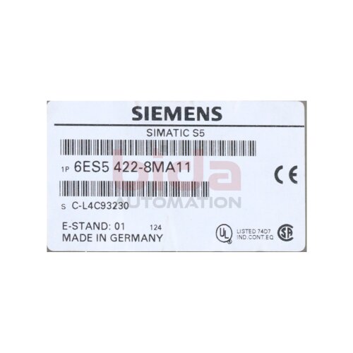 Siemens Simatic S5  6ES5422-8MA11 / 6ES5 422-8MA11  Digital Eingangsmodul Input Module