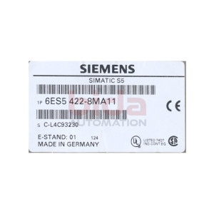 Siemens Simatic S5  6ES5422-8MA11 / 6ES5 422-8MA11...