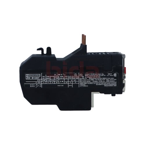 Telemecanique LR2D1307 Motorschutzrelais Motor protection relay