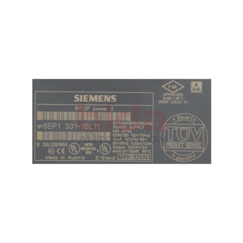 Siemens Sitop Power 2 A 6EP1 331-1SL11 Stromversorgung Power Supply