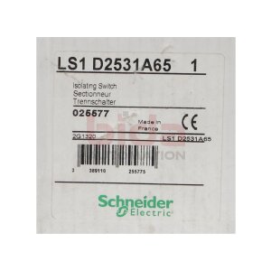 Schneider LS1D2531A65 (025577) Sicherungstrennschalter...