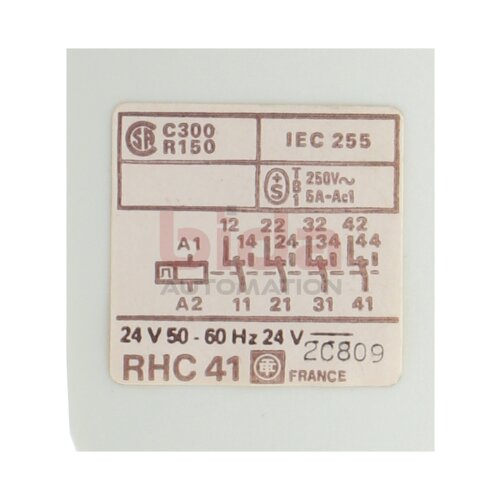 Telemecanique RCH41(20809) Zeitrelais / Time relay  24V / 50/60 Hz