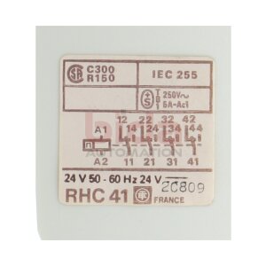 Telemecanique RCH41(20809) Zeitrelais / Time relay  24V /...