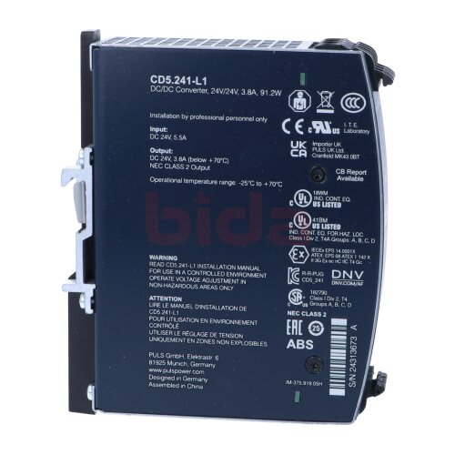 Puls CD5.241-L1 DC/DC-Wandler DC/DC converter