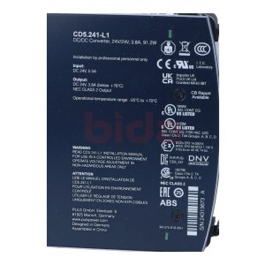 Puls CD5.241-L1 DC/DC-Wandler DC/DC converter