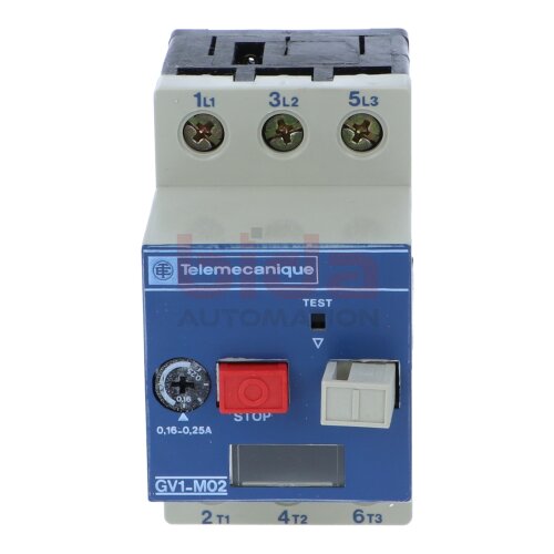 Telemecanique GV1-M02 (21001) Motorschutzschalter Motor protection switch