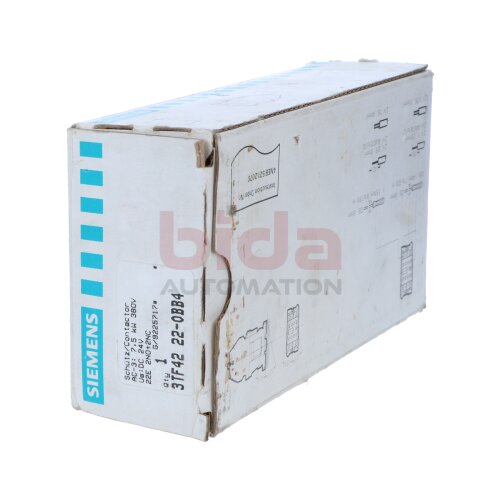 Siemens 3TF42 22-0BB4 Leistungsch&uuml;tz 24V 2NO+2NC Contactor