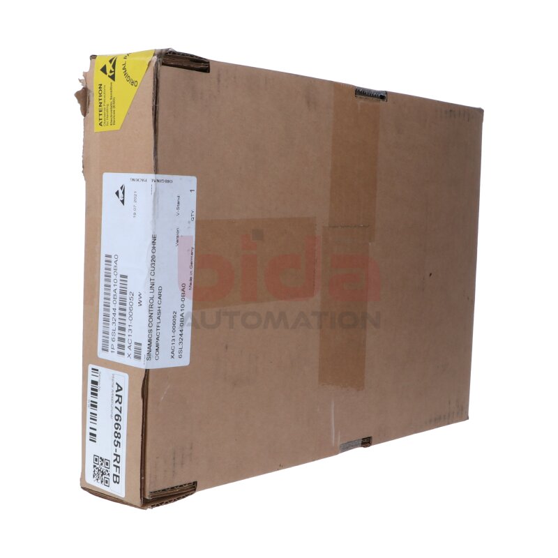 Siemens 6SL3244-0BA10-0BA0 / 6SL3 244-0BA10-0BA0 SINAMICS G120 Steuerger&auml;t / Control Unit
