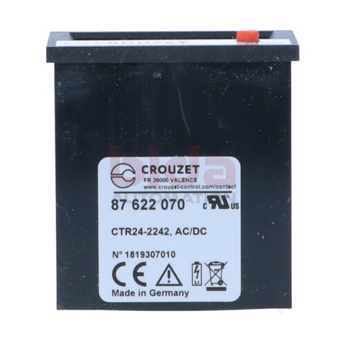 Crouzet CTR24-2242 (CTR24) Z&auml;hler manuell Timer manual 8-stellig Stunden 0 &rarr; 99999,99