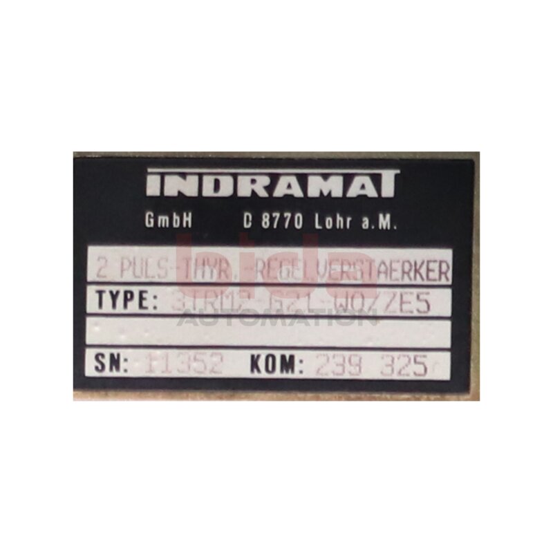Indramat 3TRM2-G21-WO/ZE5 Verst&auml;rker Amplifier