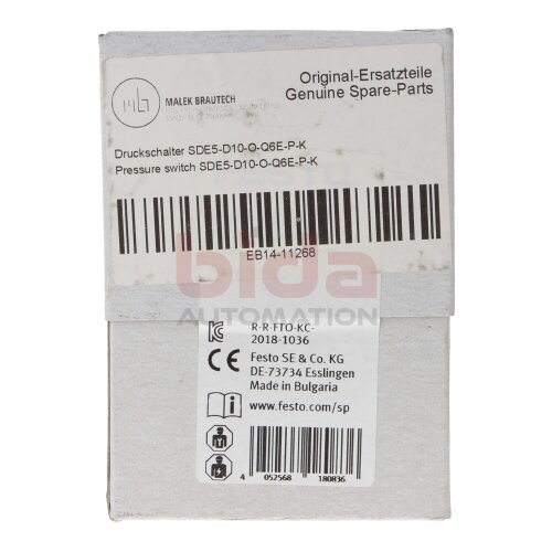 Festo SDE5-D10-O-Q6E-P-K Drucksensor Pressure switch