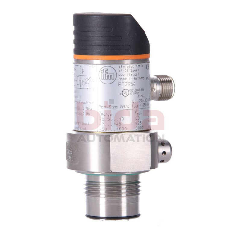 ifm electronic PF2954 Frontb&uuml;ndiger Drucksensor pressure sensor PF-010-REB34-MFRKG/US/ /P
