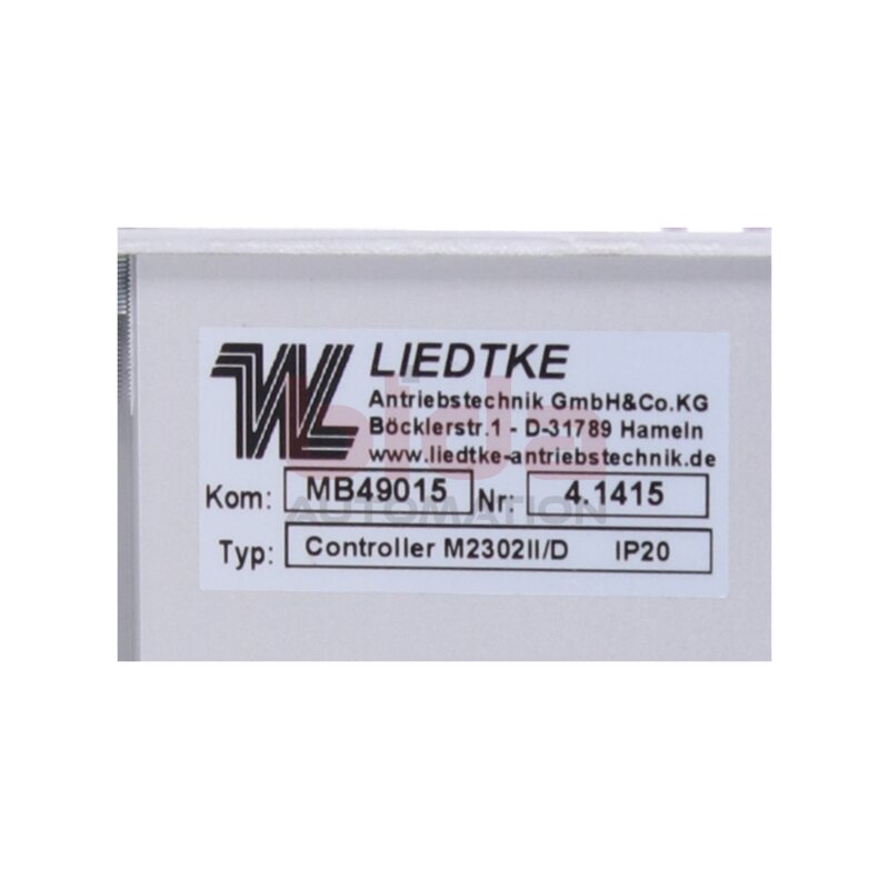 Liedtke MB49015 (4.1415) Controller M2302 Zahnkupplung Gear coupling