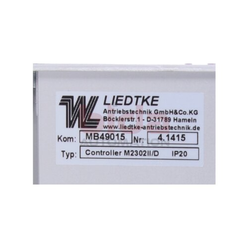 Liedtke MB49015 (4.1415) Controller M2302 Zahnkupplung Gear coupling