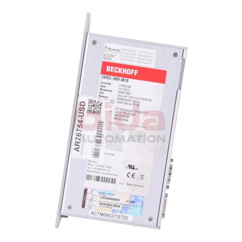 Beckhoff C6925-1009-0010 Industrial PC Industrie-PC Schaltschrank-Industrie-PC